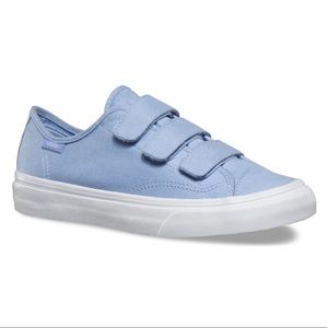 Baby Blue Velcro Vans